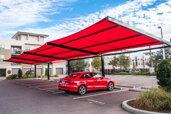 Custom Car Park Shade Structures & Canopies - Fabritecture