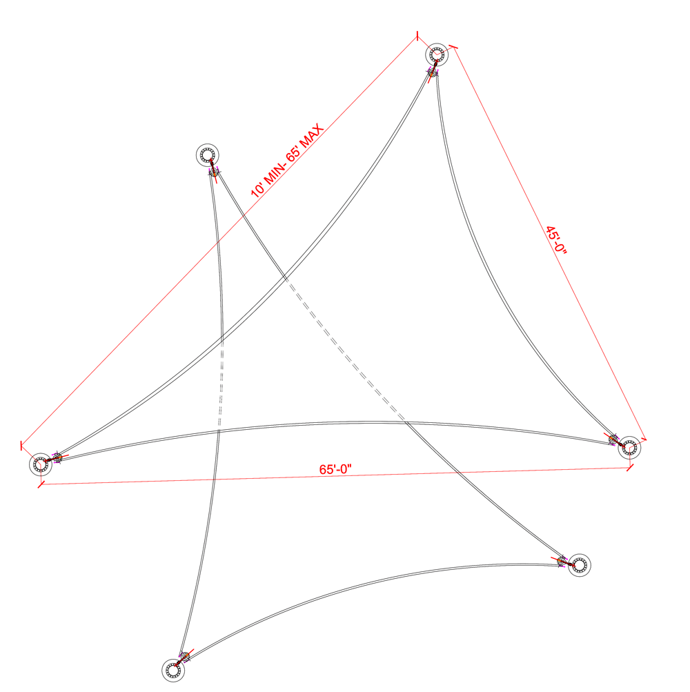 Shade layout structure