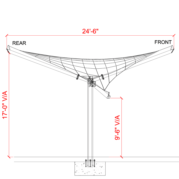 skymanta side shade structure