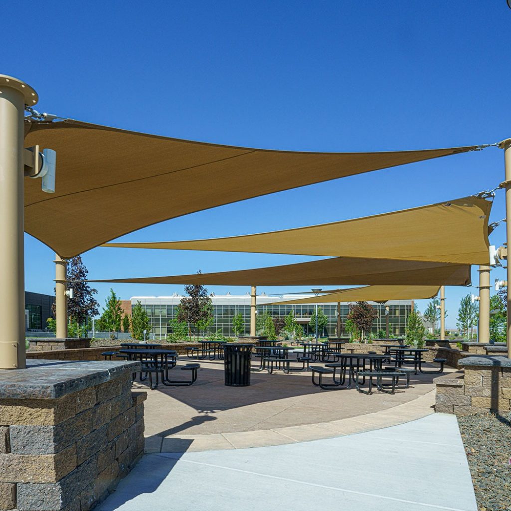 shade structures for business